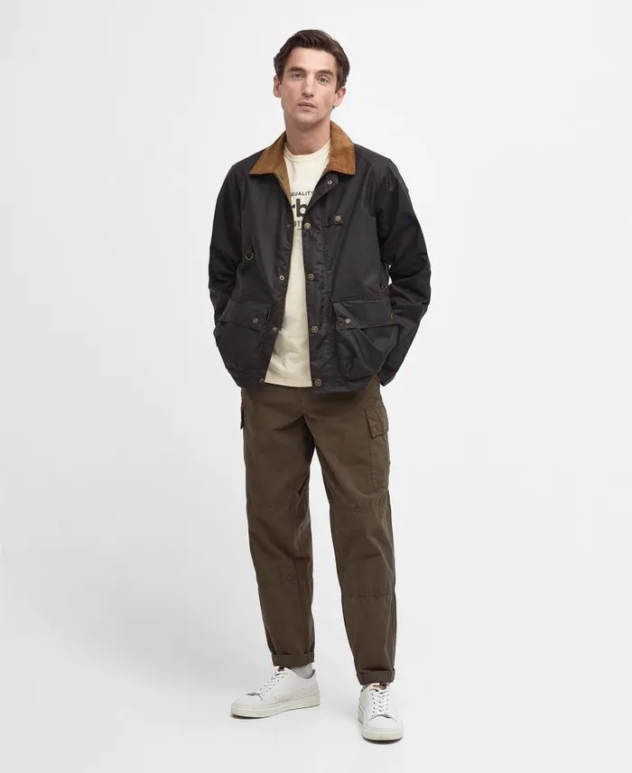 Utility Spey Waxed Jacket Olive Men Barbour Waxed Jackets