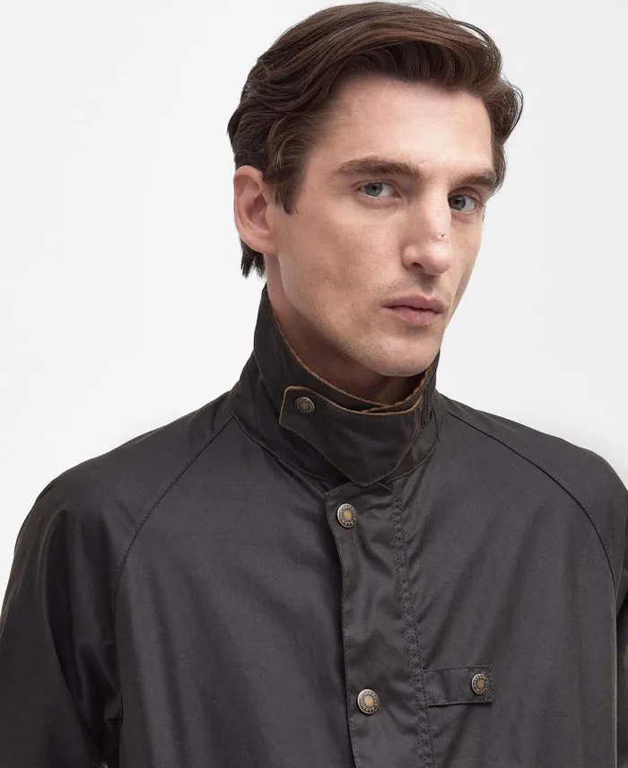 Utility Spey Waxed Jacket Olive Men Barbour Waxed Jackets