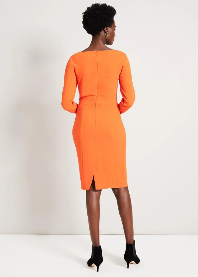 Valo Batwing Dress Orange Women Phase Eight Dresses