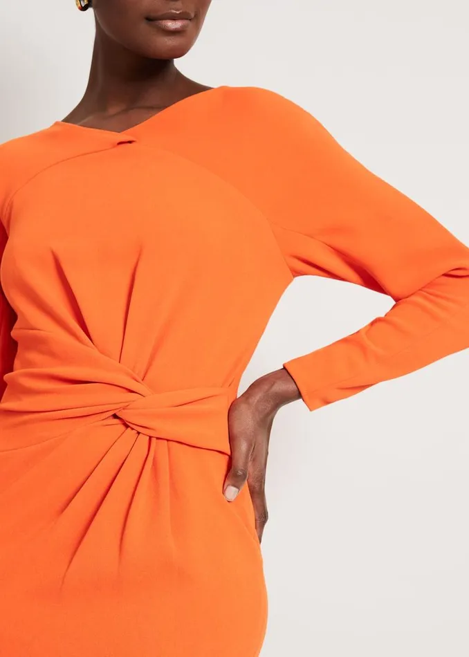 Valo Batwing Dress Orange Women Phase Eight Dresses