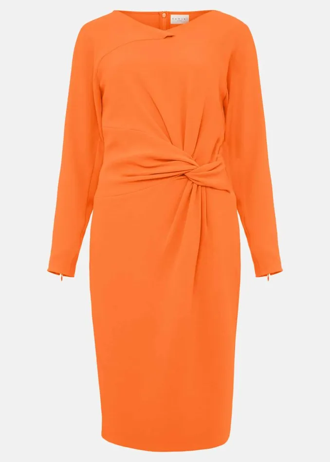Valo Batwing Dress Orange Women Phase Eight Dresses