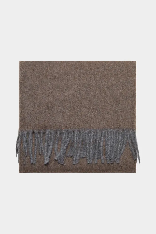 Van Laack Accessories Men Cashmere Scarf Brown