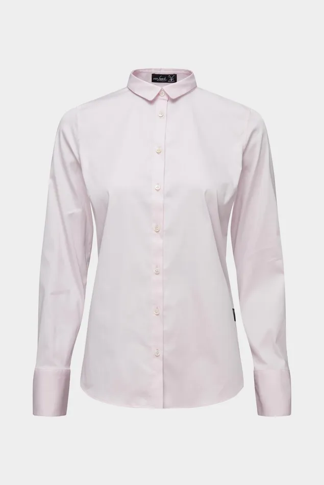 Van Laack Business Blouses Women Stretchy Blouse With A Herringbone Band On The Underlay Pink Van Laack Business Blouses Women Stretchy Blouse With A Herringbone Band On The Underlay Pink