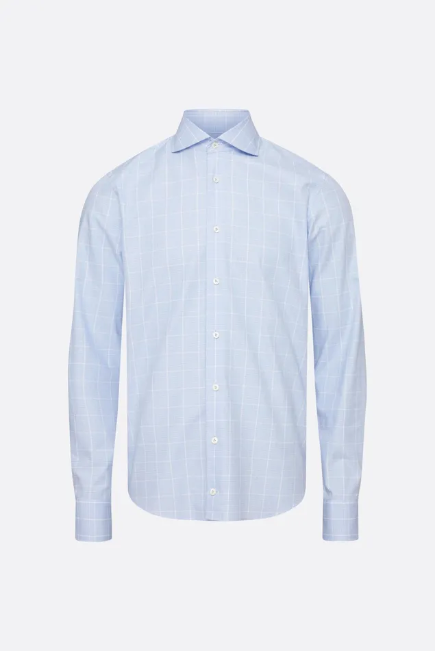 Van Laack Business Shirts Men Checked Twill Shirt Tailor Fit Van Laack Business Shirts Men Checked Twill Shirt Tailor Fit
