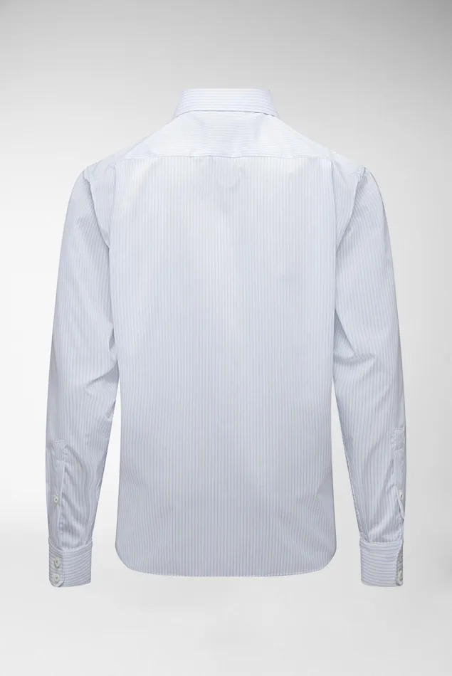 Van Laack Business Shirts Men Cotton Shirt With Natural Stretch Blue Van Laack Business Shirts Men Cotton Shirt With Natural Stretch Blue