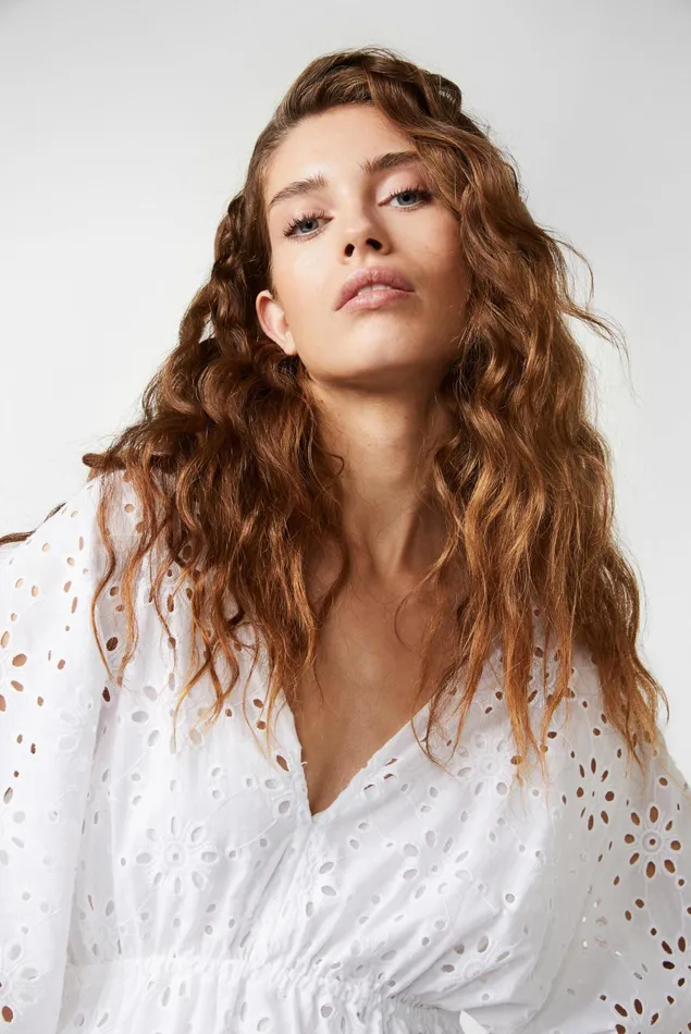 Van Laack Dresses and Skirts Women Fitted Maxi Dress Made Of Shirred Cotton With Broderie Anglaise White Van Laack Dresses and Skirts Women Fitted Maxi Dress Made Of Shirred Cotton With Broderie Anglaise White