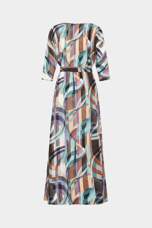 Van Laack Dresses and Skirts Women Wrap Maxi Dress In Viscose Van Laack Dresses and Skirts Women Wrap Maxi Dress In Viscose
