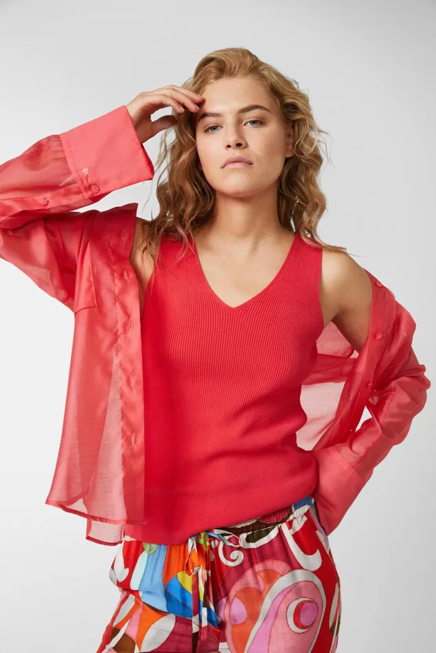 Van Laack Festive Blouses Women Oversize Shirt Blouse With Large Cuffs Pink Van Laack Festive Blouses Women Oversize Shirt Blouse With Large Cuffs Pink