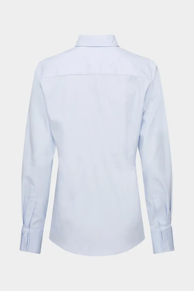 Van Laack Festive Blouses Women SemiFitted Poplin Shirt With Pleated Detail At The Cuffs Van Laack Festive Blouses Women SemiFitted Poplin Shirt With Pleated Detail At The Cuffs