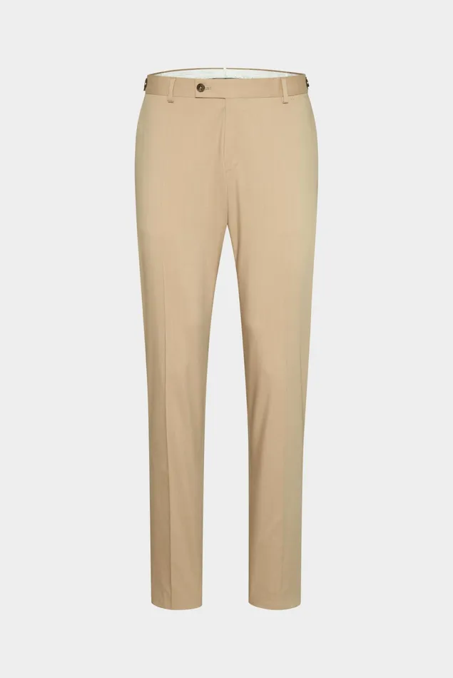 Van Laack Jeans and Pants Men CottonStretch Trousers Slim Fit Beige Van Laack Jeans and Pants Men CottonStretch Trousers Slim Fit Beige