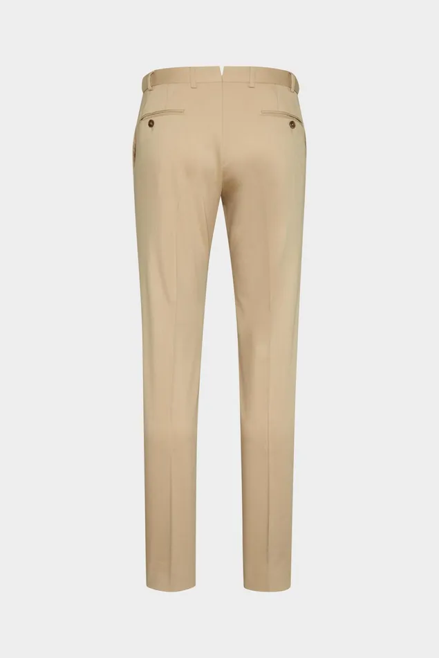 Van Laack Jeans and Pants Men CottonStretch Trousers Slim Fit Beige Van Laack Jeans and Pants Men CottonStretch Trousers Slim Fit Beige
