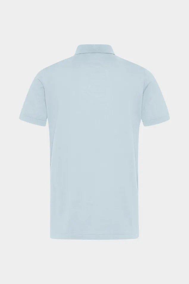 Van Laack Poloshirts Men Knitted Air Cotton PoloShirt Blue Van Laack Poloshirts Men Knitted Air Cotton PoloShirt Blue