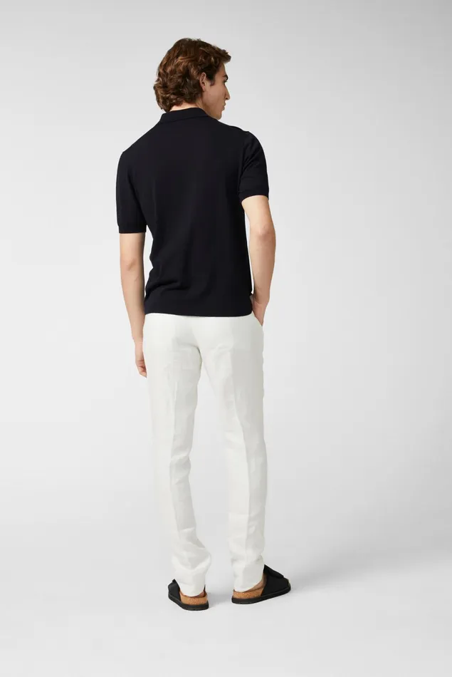 Van Laack Poloshirts Men Knitted Air Cotton PoloShirt Blue Van Laack Poloshirts Men Knitted Air Cotton PoloShirt Blue