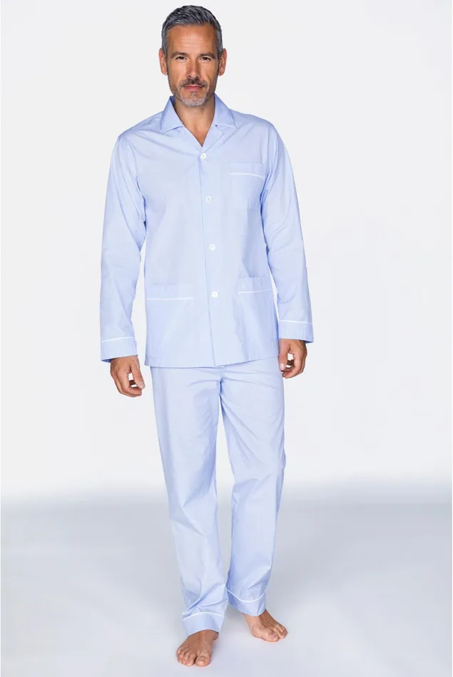 Van Laack Pyjamas Men Small Gingham Checked Poplin Pyjamas Van Laack Pyjamas Men Small Gingham Checked Poplin Pyjamas