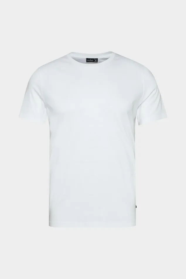 Van Laack TShirts Men Swiss Cotton Jersey Crew Neck TShirt White Van Laack TShirts Men Swiss Cotton Jersey Crew Neck TShirt White