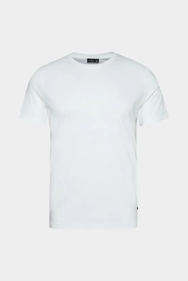 Van Laack TShirts Men Swiss Cotton Jersey Crew Neck TShirt White Van Laack TShirts Men Swiss Cotton Jersey Crew Neck TShirt White