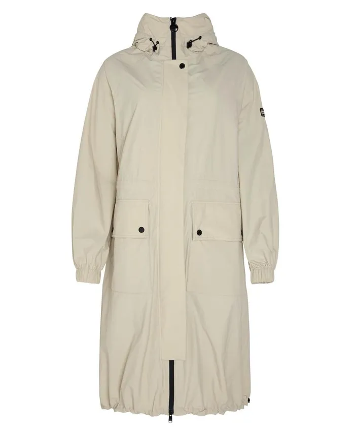 Varona Showerproof Parka Classic Black Women Barbour Showerproof Jackets