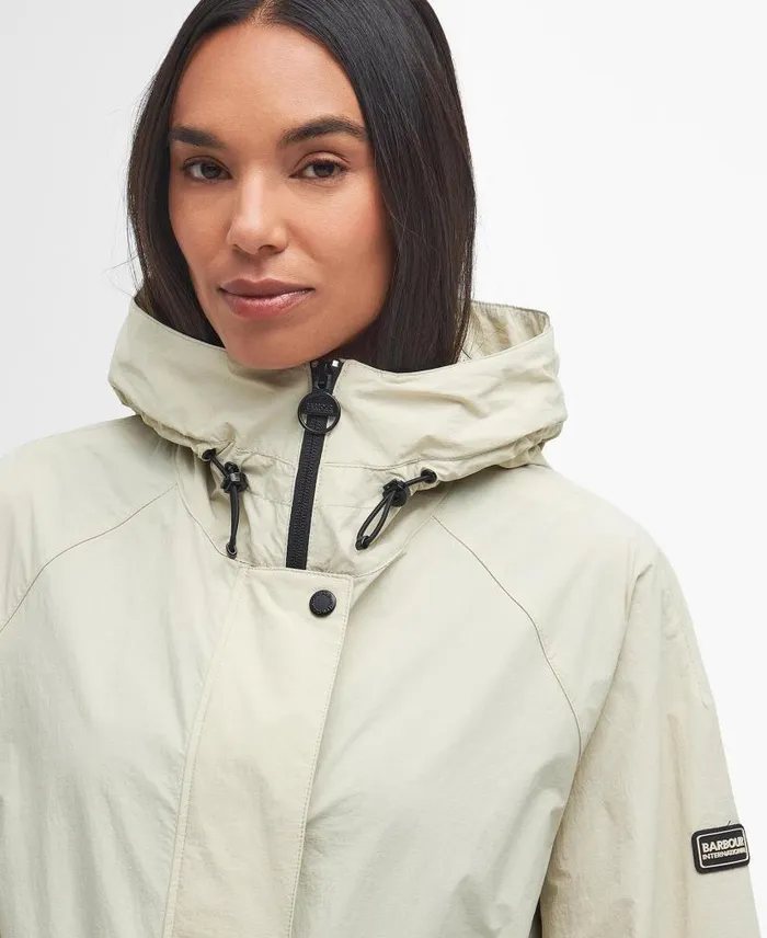 Varona Showerproof Parka Classic Black Women Barbour Showerproof Jackets
