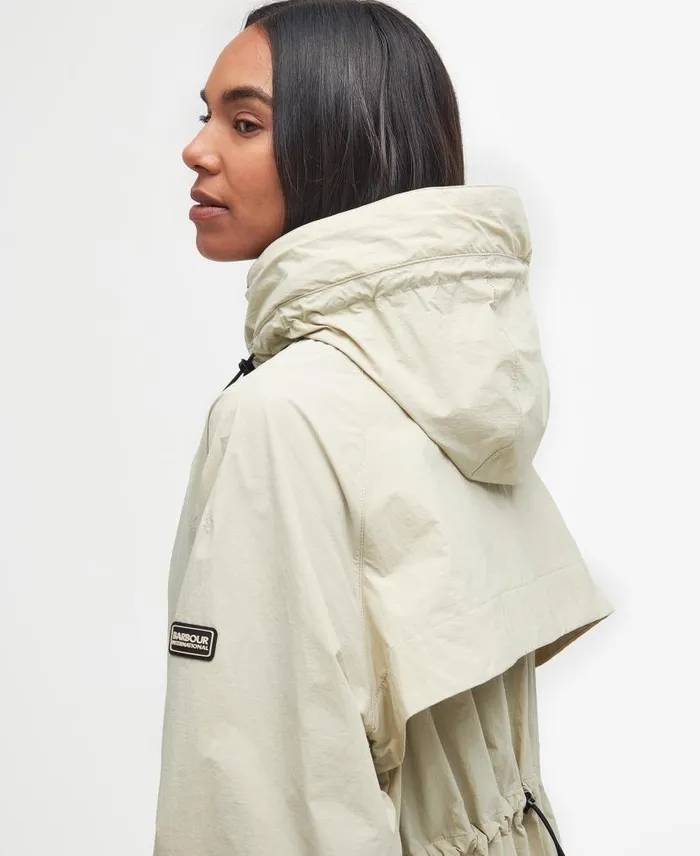 Varona Showerproof Parka Classic Black Women Barbour Showerproof Jackets