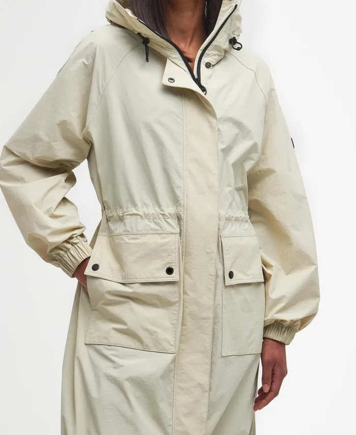 Varona Showerproof Parka Classic Black Women Barbour Showerproof Jackets