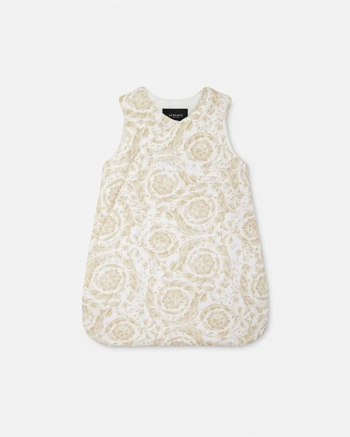 Versace Accessories Barocco Sleeveless Baby Nest Beigeprint 8211 Children