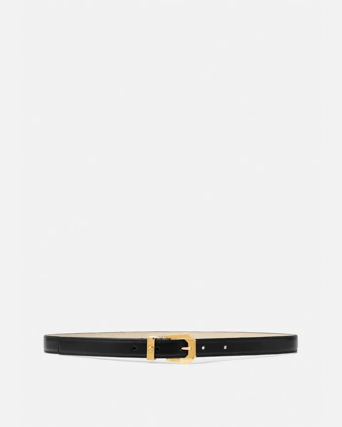 Versace Belts Medusa Heritage Leather Belt 2 Cm Blackgold 8211 Women