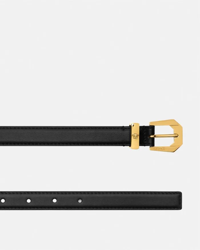 Versace Belts Medusa Heritage Leather Belt 2 Cm Blackgold 8211 Women Versace Belts Medusa Heritage Leather Belt 2 Cm Blackgold 8211 Women