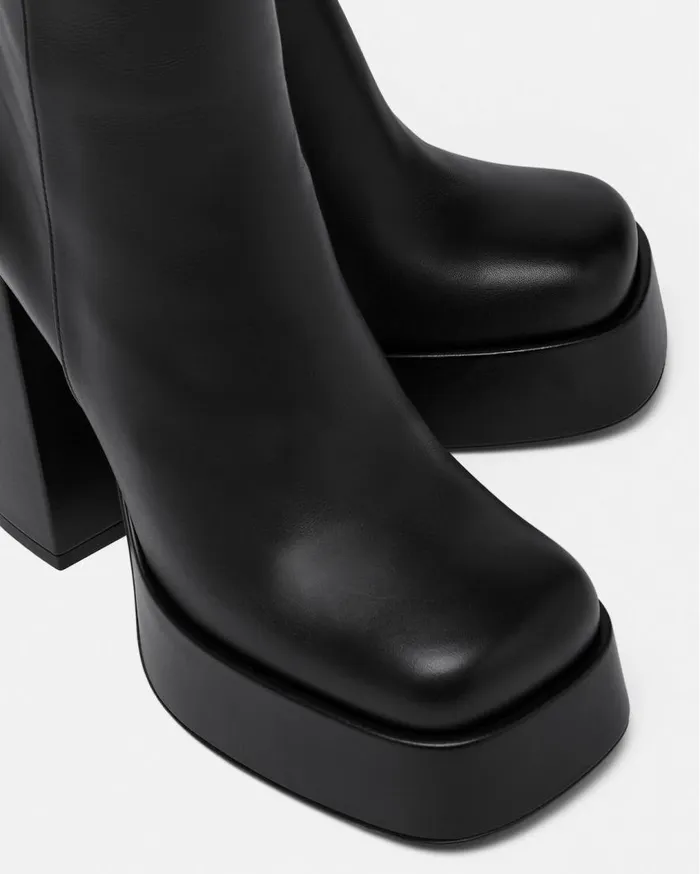Versace Boots Aevitas Single Platform Boots 120 Mm Blackgold 8211 Women Versace Boots Aevitas Single Platform Boots 120 Mm Blackgold 8211 Women