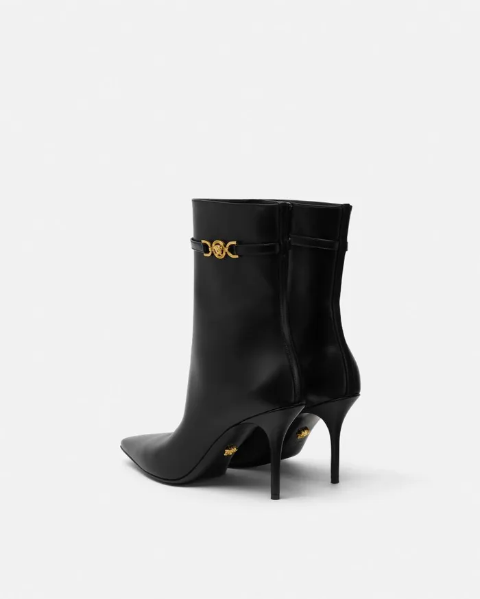 Versace Boots Medusa 03995 Ankle Boots 85 Mm Blackgold 8211 Women Versace Boots Medusa 03995 Ankle Boots 85 Mm Blackgold 8211 Women