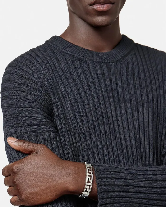 Versace Bracelets Greca Chain Bracelet Silver 8211 Men Versace Bracelets Greca Chain Bracelet Silver 8211 Men