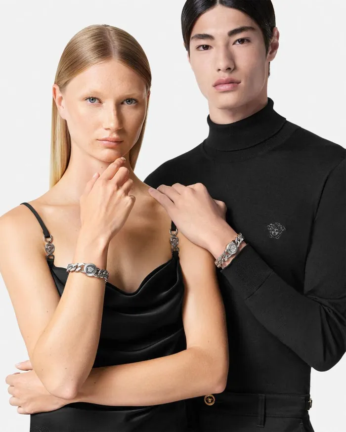 Versace Bracelets Medusa Chain Bracelet Silver 8211 Men Versace Bracelets Medusa Chain Bracelet Silver 8211 Men