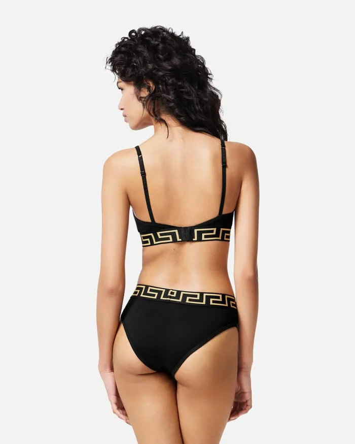 Versace Bras and Briefs Greca Border Briefs Black 8211 Women Versace Bras and Briefs Greca Border Briefs Black 8211 Women