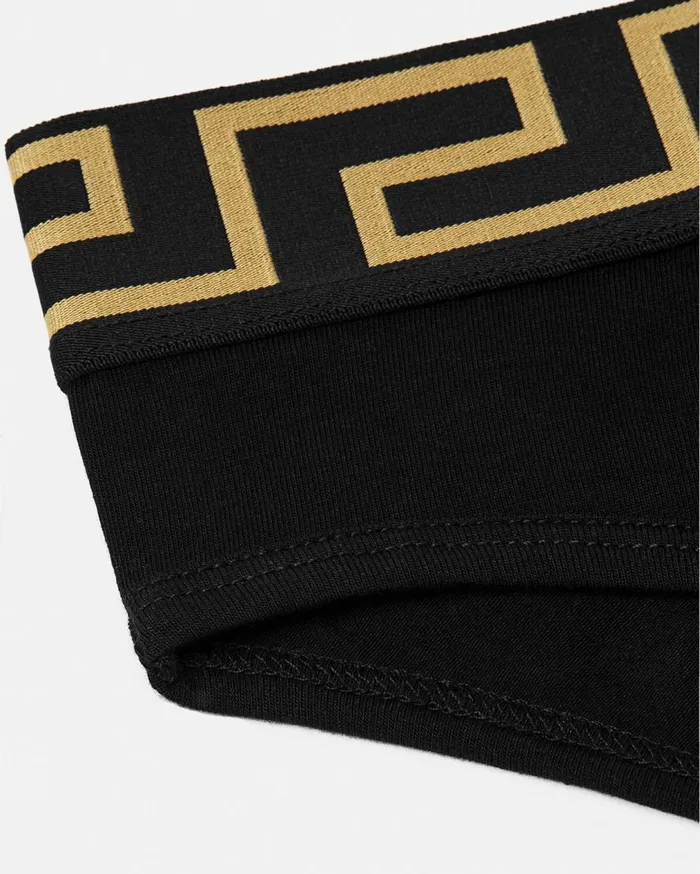 Versace Bras and Briefs Greca Border Briefs Black 8211 Women Versace Bras and Briefs Greca Border Briefs Black 8211 Women