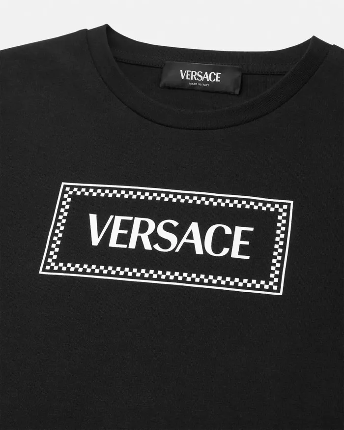 Versace Clothing 90s Vintage Logo Kids TShirt Black 8211 Children Versace Clothing 90s Vintage Logo Kids TShirt Black 8211 Children