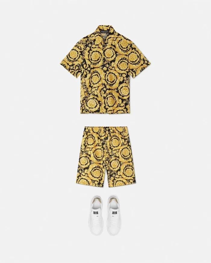 Versace Clothing Barocco Kids Shorts Blackprint 8211 Children Versace Clothing Barocco Kids Shorts Blackprint 8211 Children