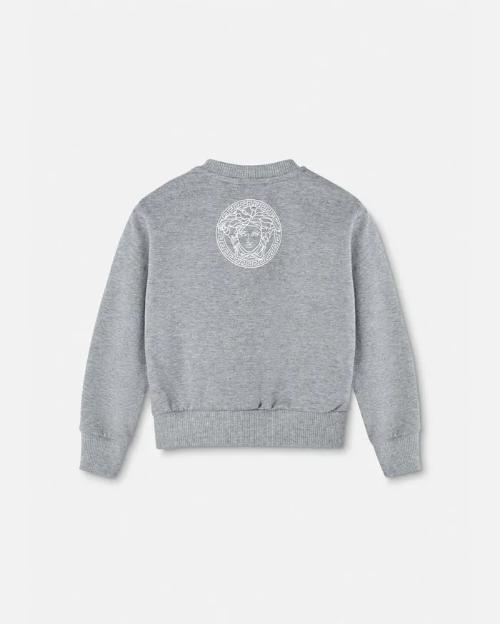 Versace Clothing Versace Logo Baby Sweatshirt Gray 8211 Children Versace Clothing Versace Logo Baby Sweatshirt Gray 8211 Children