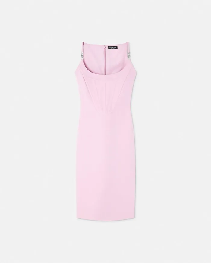 Versace Dresses Corset Midi Dress Light Pink 8211 Women