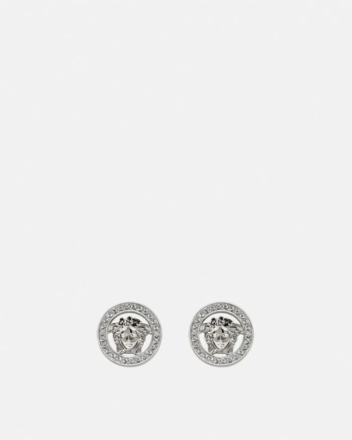 Versace Earrings Crystal Medusa 03995 Earrings Silver 8211 Women