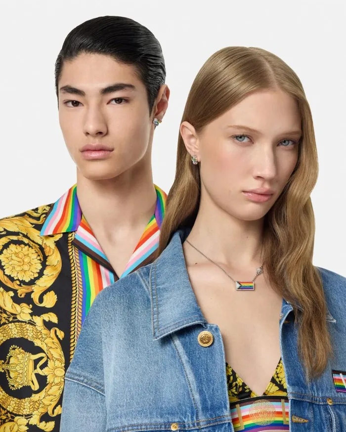 Versace Earrings Pride Earrings Silver 8211 WomenMen Versace Earrings Pride Earrings Silver 8211 WomenMen