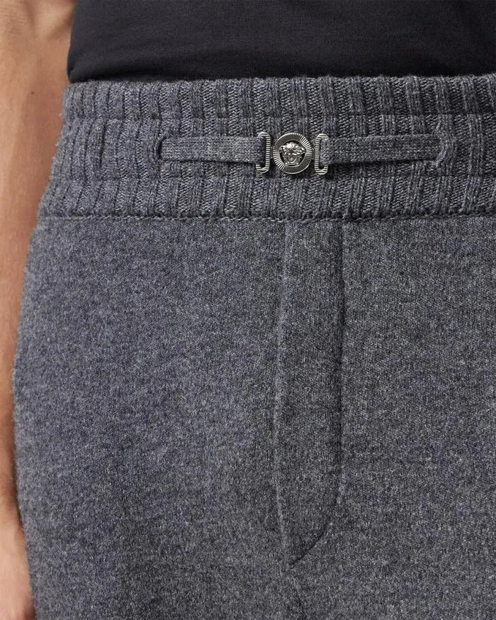 Versace Knitwear CashmereBlend Sweatpants Gray 8211 Men Versace Knitwear CashmereBlend Sweatpants Gray 8211 Men