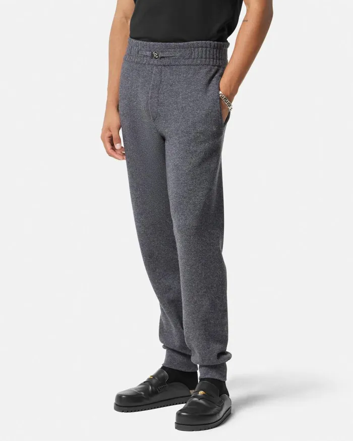 Versace Knitwear CashmereBlend Sweatpants Gray 8211 Men Versace Knitwear CashmereBlend Sweatpants Gray 8211 Men