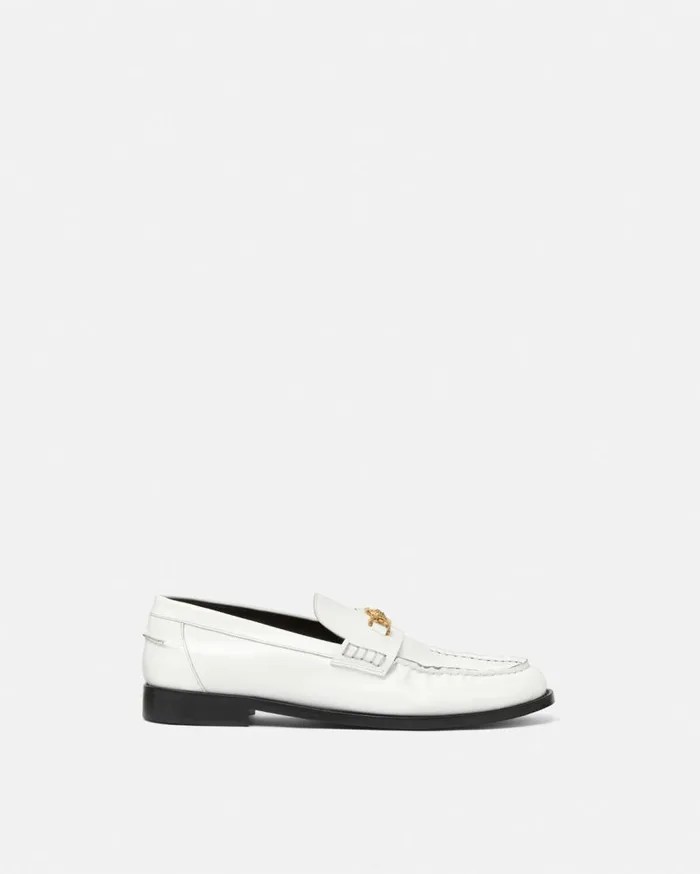 Versace Loafers and Slippers Medusa 03995 Loafers White 8211 Men