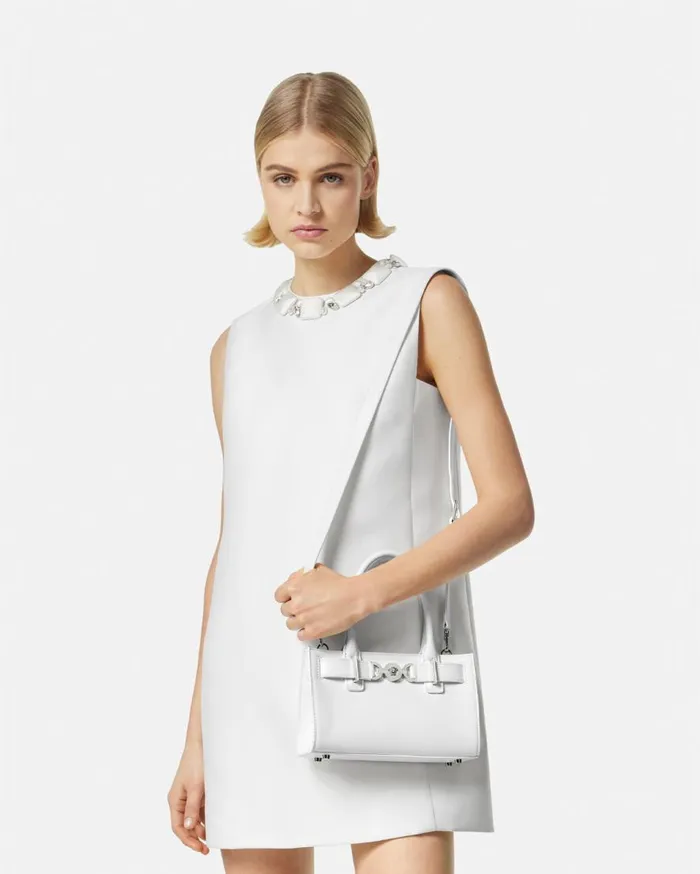 Versace Medusa 03995 Medusa 03995 Small Tote Bag White 8211 Women Versace Medusa 03995 Medusa 03995 Small Tote Bag White 8211 Women