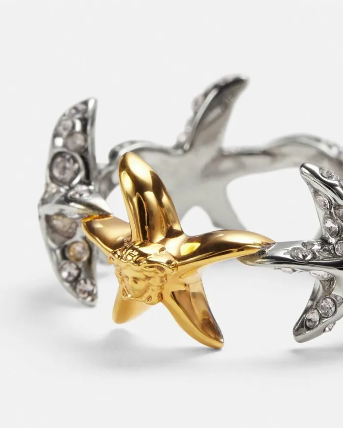 Versace Rings Barocco Sea Ring Gold 8211 MenWomen Versace Rings Barocco Sea Ring Gold 8211 MenWomen