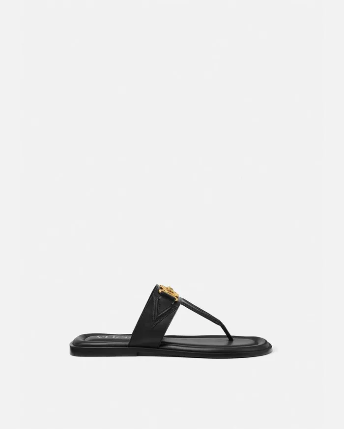 Versace Sandals and Slides Medusa Biggie Sandals Blackgold 8211 Men