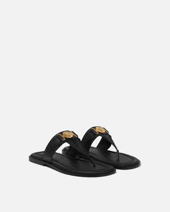 Versace Sandals and Slides Medusa Biggie Sandals Blackgold 8211 Men Versace Sandals and Slides Medusa Biggie Sandals Blackgold 8211 Men