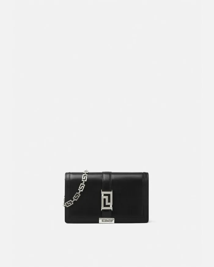 Versace Shoulder and Crossbody Greca Goddess Mini Bag Blacksilver 8211 Women