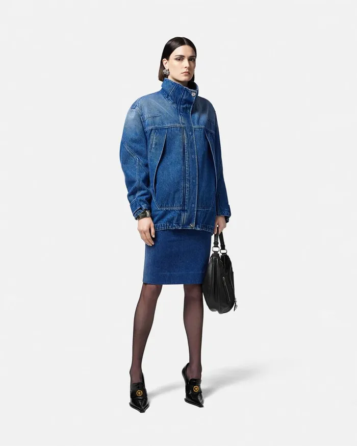 Versace Skirts Denim Pencil Skirt Blue 8211 Women Versace Skirts Denim Pencil Skirt Blue 8211 Women