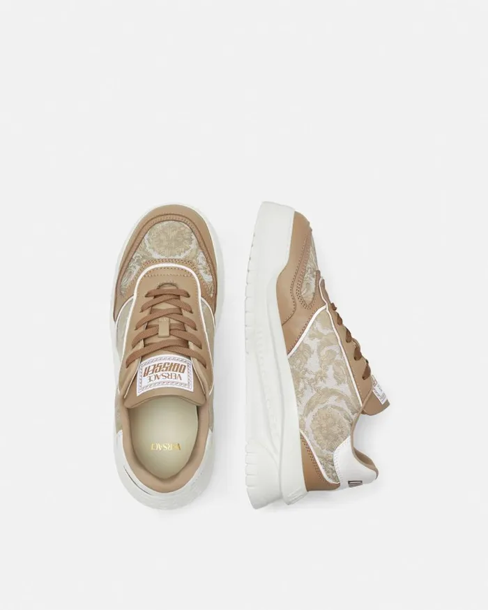 Versace Sneakers Odissea Sneakers Beigeprint 8211 Men Versace Sneakers Odissea Sneakers Beigeprint 8211 Men