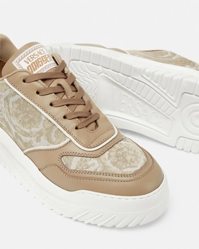 Versace Sneakers Odissea Sneakers Beigeprint 8211 Men Versace Sneakers Odissea Sneakers Beigeprint 8211 Men